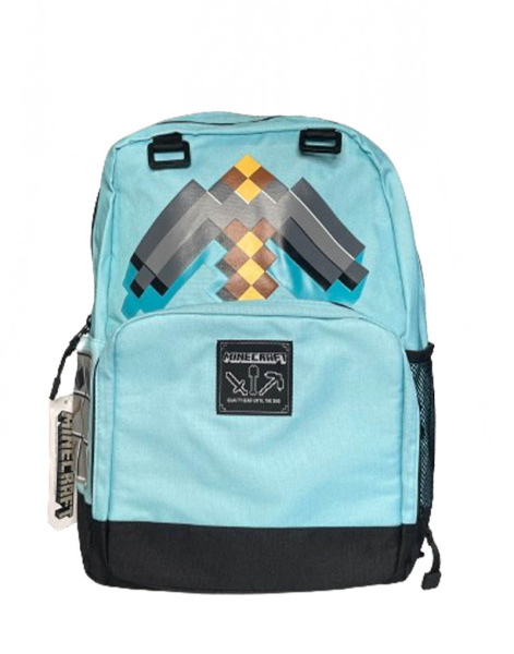 Майнкрафт Рюкзак Кирка Голубой