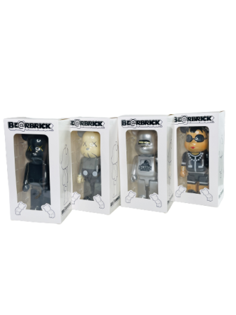 Bearbrick Kaws Черный 200% (17 см)