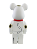 Bearbrick Манеки Неко Lucky Money Cat белый 400% (28см)