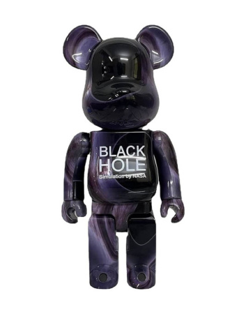 Bearbrick x NASA Black Hole (Фігурка Чорна діра) 400% (28см)