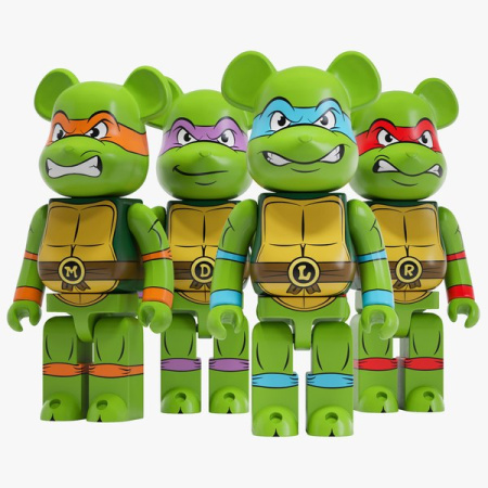Bearbrick Черепашки Ніндзя Set (TMNT) 400% (28см)