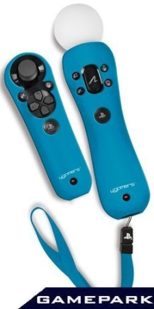 Комплект чехлов для PS Move (Silicone Jackets) Синий (PS3)