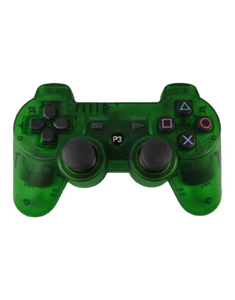 Бездротовий Джойстик PS3 (прозорий зелений) 