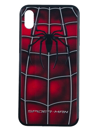 Чехол Человек Паук (Spider-man Clasic logo) IPhone X/XS