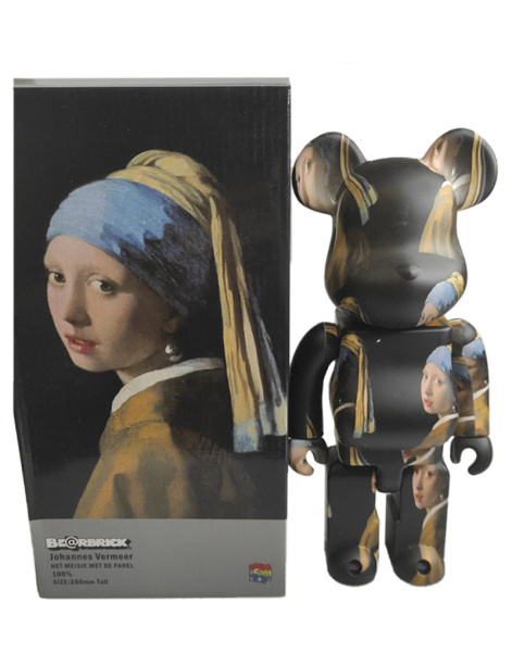 Bearbrick Johannes Vermeer (Дівчина з перловою сережкою) 400% (28см)