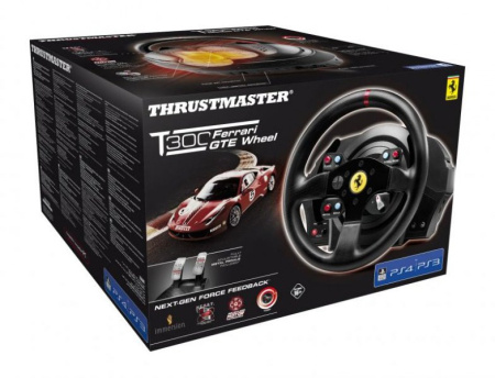 Руль Thrustmaster T300 Ferrari GTE EU Version, (PS4)