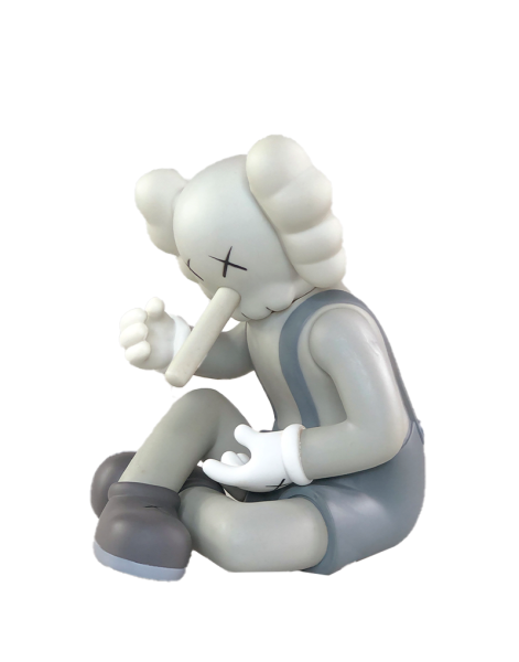 Фигурка KAWS Companion Small Lie Grey (Серый) 20 см Фигурка KAWS Companion Small Lie Grey (Серый) 20 см
