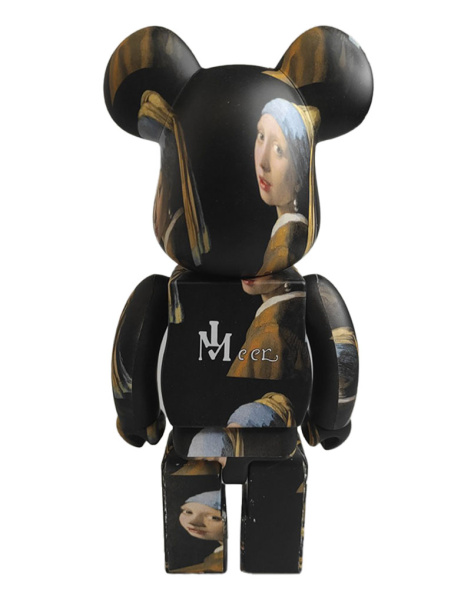 Bearbrick Johannes Vermeer (Дівчина з перловою сережкою) 400% (28см)
