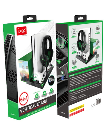 Подставка Xbox One/Xbox One S/Xbox One X 6-в-1 Ipega PG-XB007