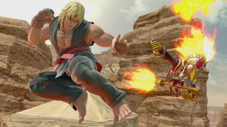 Игровая приставка Nintendo Switch (серый) + код загрузки для Super Smash Bros. Ultimate
