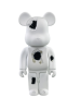 Bearbrick Art OverTurn Black Crystal (Черный Кристалл) 400% (28см)