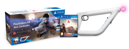 Контроллер прицеливания PS VR + Игра Farpoint (PS4)