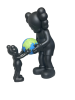 KAWS THE PROMISE Вінілова фігурка Чорна (34см)