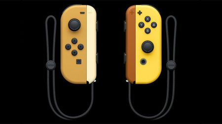 Игровая консоль Nintendo Switch (желтый / бежевый) + игра Pokemon: Let's Go, Pikachu! + аксессуар PokeBall Plus