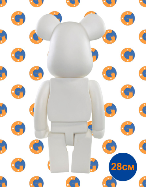 Bearbrick Білий Матовий (28см)