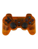 Бездротовий Джойстик PS3 (прозорий помаранчевий) 