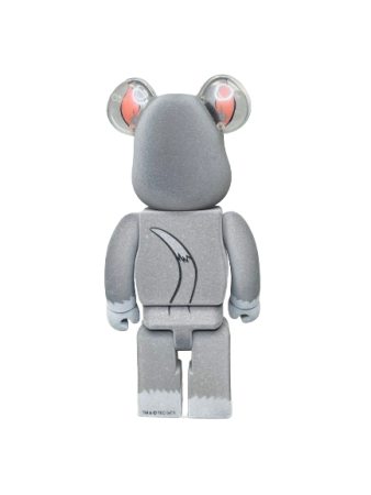 Bearbrick Том і Джеррі: Том Флокі (Оксамитовий) 400% (28см)