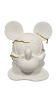 Фігурка Голова Міккі Маус біла з білою підставкою (28см)