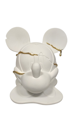 Фігурка Голова Міккі Маус біла з білою підставкою (28см) Фігурка Голова Міккі Маус біла з білою підставкою (28см)