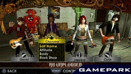 Rock Band: Unplugged (PSP)