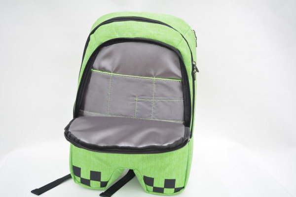 Minecraft Simple (Майнкрафт крипер) школьный Рюкзак