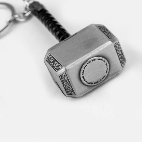 Брелок Мьельнир Молот Тора Серебро