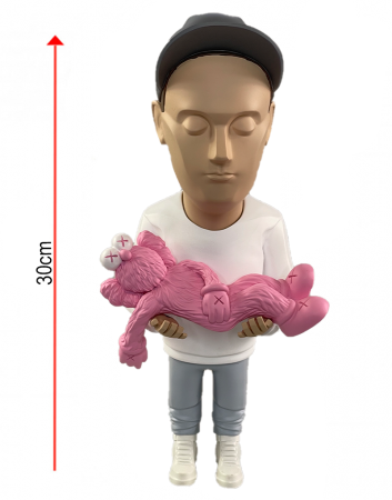Фигурка Kaws Серия Авторы Данил ЯД (BFF розовый) 30 см