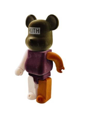 Bearbrick x Kith коричневый 400% (28 см)