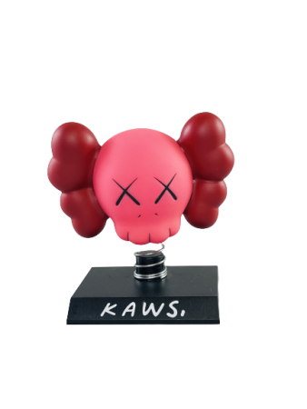 Kaws Companion (Cars Series) Фигурка Башкотряс Голова (Красный) - 13 см