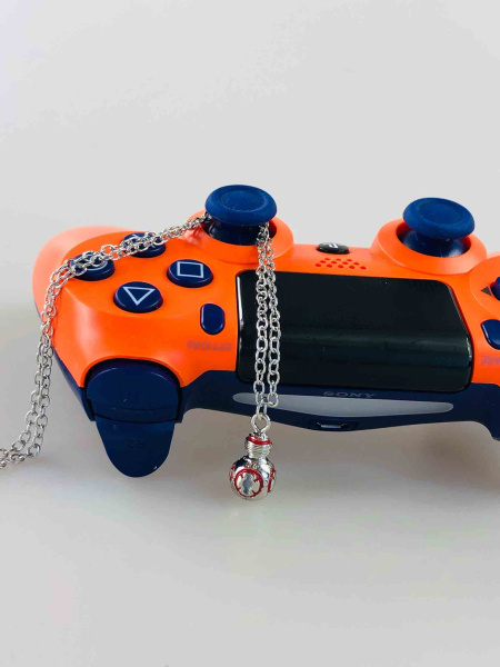 Кулон BB-8 Star Wars — металева підвіска на ланцюжку, стильний амулет Star Wars