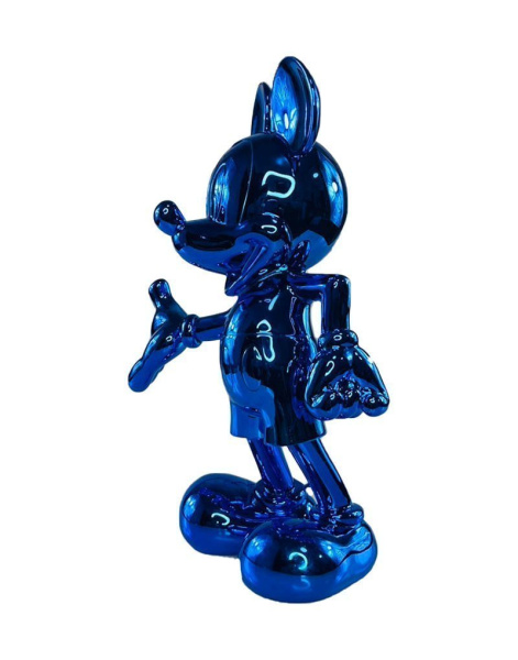 Фигурка Микки Маус Mickey Welcome (Синий металлик) 30см