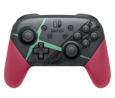 Игровой контроллер Nintendo Switch Pro в стиле Xenoblade Chronicles 2