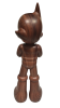 Kaws Astro Boy Дерев'яна фігурка коричнева (30см)