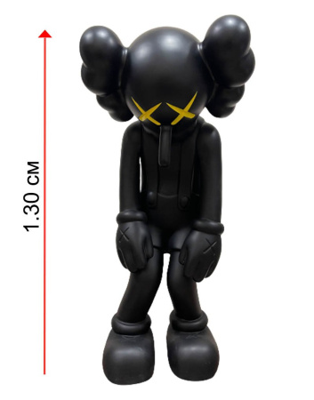 Фигурка Kaws Small Lie Companion (Черный) - 130 см