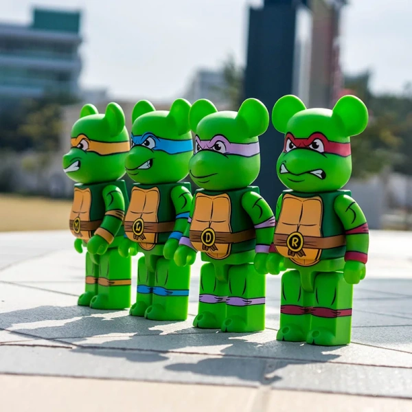 Bearbrick Черепашки Ніндзя Set (TMNT) 400% (28см)
