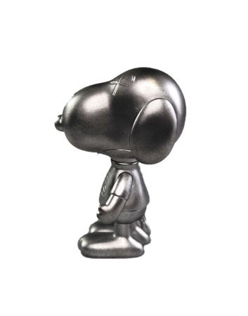 Kaws X Peanuts Snoopy Joe Kaws Виниловая Фигурка (Серебряный) - 20 см
