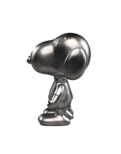 Kaws X Peanuts Snoopy Joe Kaws Виниловая Фигурка (Серебряный) - 20 см