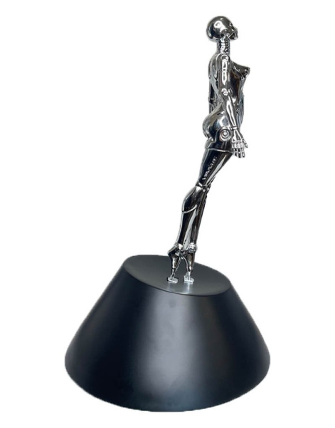 Фигурка Hajime Sorayama Sexy Robot Женщина Киборг Хромированная (52 см)