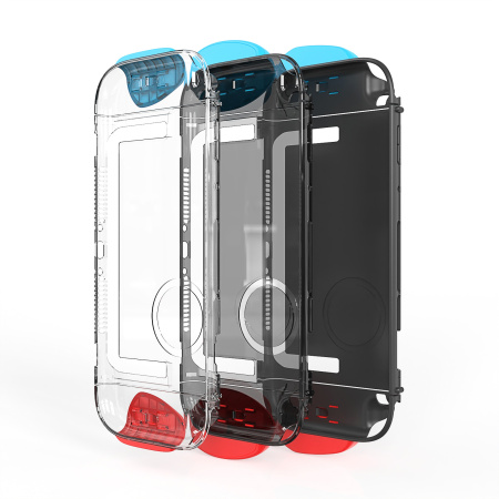 Switch 2 Crystal Grip-Set — прозора PC-броня з трьома змінними ручками YZC-509
