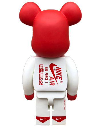 Bearbrick Nike Sb Red фигурка (красный с белым) 1000% (70 см)