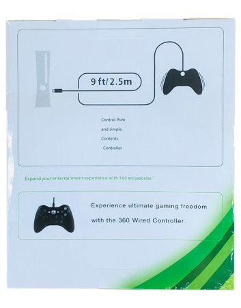 Проводной геймпад Xbox 360/Windows Джойстик (Синий)