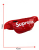 Сумка-бананка Supreme эко-кожа (Красная)
