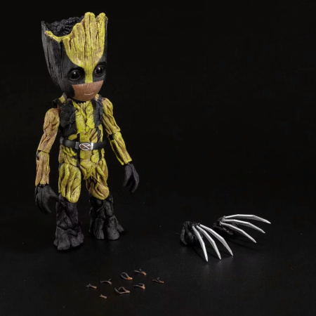 Фігурка Вартові галактики 2 Groot Treeman Росомаха (26 см)