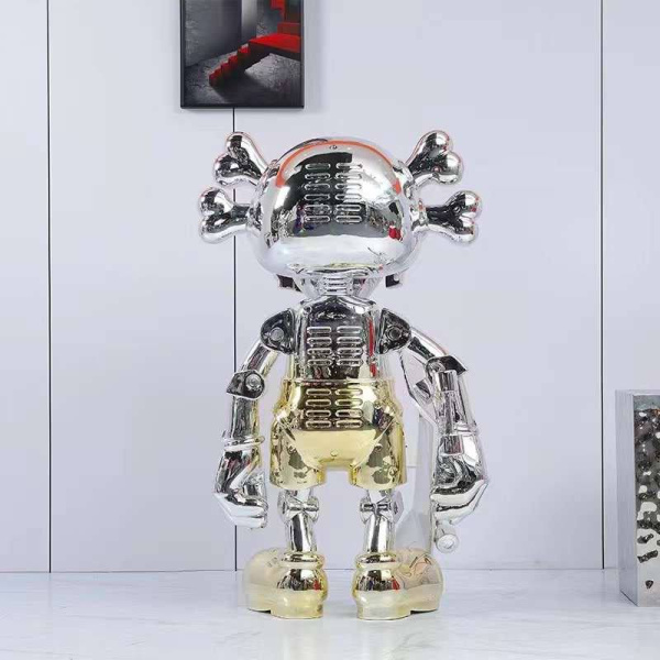 Фігурка KAWS Hajime Sorayama No Future золотий (130см)