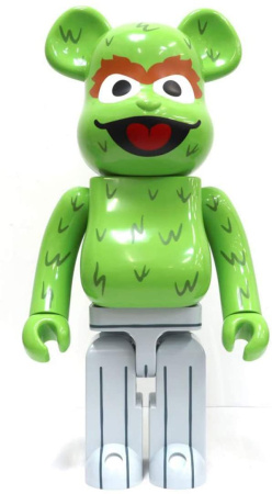 Bearbrick Оскар Ворчун зеленый (Улица Сезам) 400% (28см)