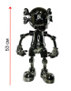 Фигурка KAWS Hajime Sorayama No Future Companion Black Chrome (53см)