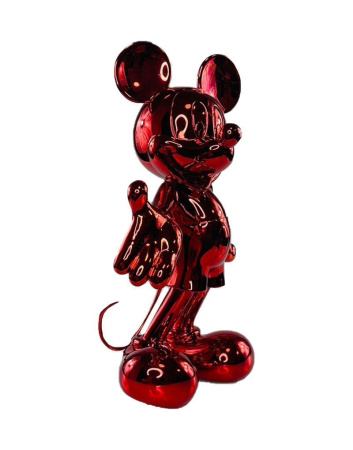Фигурка Микки Маус Mickey Welcome (Красный Металлик) 30см