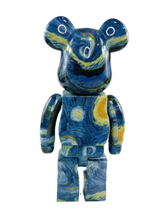 Bearbrick Винсент Ван Гог «Звездная ночь» 400% (28 см)