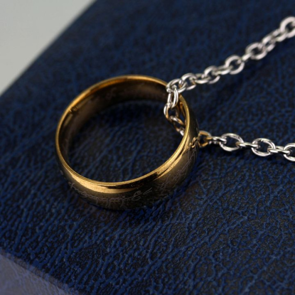 Подвеска Кольцо Всевластия Властелин Колец с цепочкой