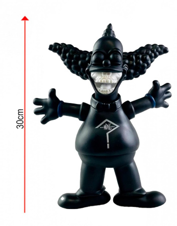 Kaws X Ron English Joker Krusty виниловая фигурка Клоун Красти (Черный) 30 cм